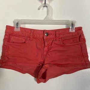 ORANGE BOOTY SHORTS